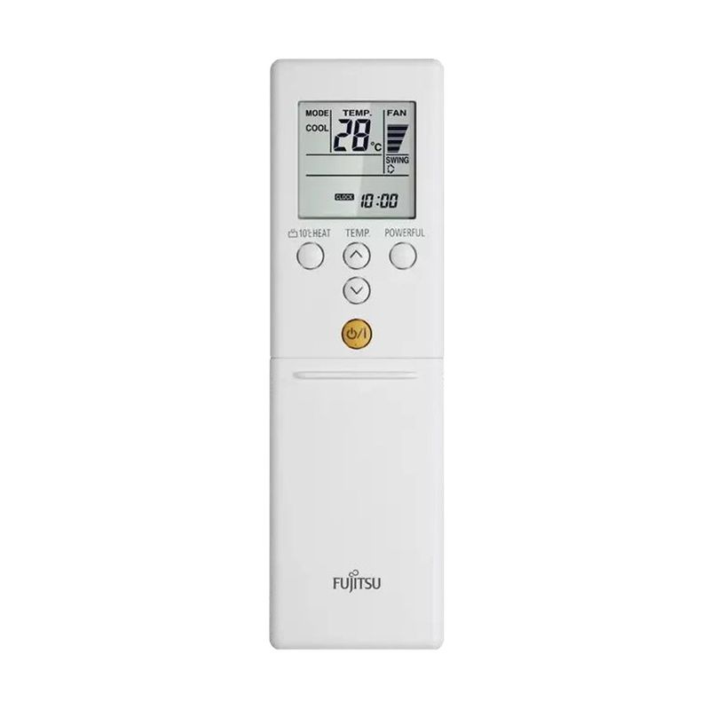 ArCondicionadoSplitInverterFujitsu9000BTUhFrioASBG09JMCAControle