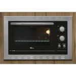 Forno-Eletrico-Embutir-Fischer-Fit-Line-Frontal-Inox-44L-