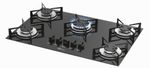 Fogao-Cooktop-Gas-Mesa-Vidro-Fischer-5-Bocas-Preto-–-Bivolt