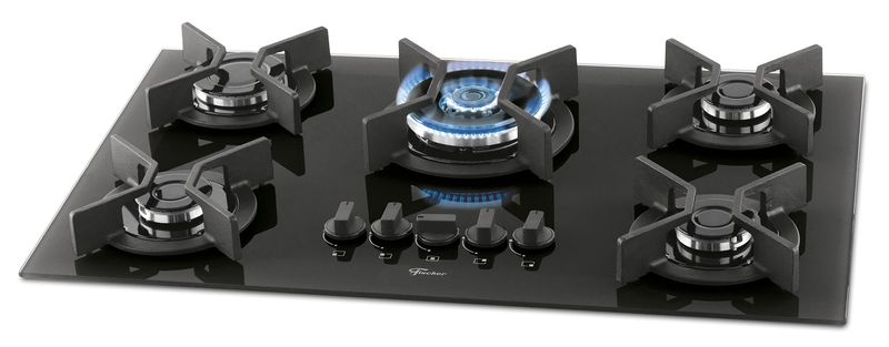 Cooktop-Fischer-Fit-Line-Mesa-de-Vidro-5-Bocas-–-Bivolt