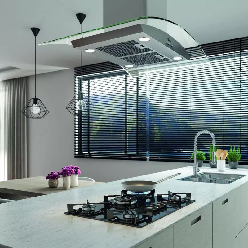 CooktopFischerFitLineMesadeVidro5Bocas–Bivolt