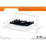 CooktopFischerFitLineMesadeVidro5Bocas–Bivolt