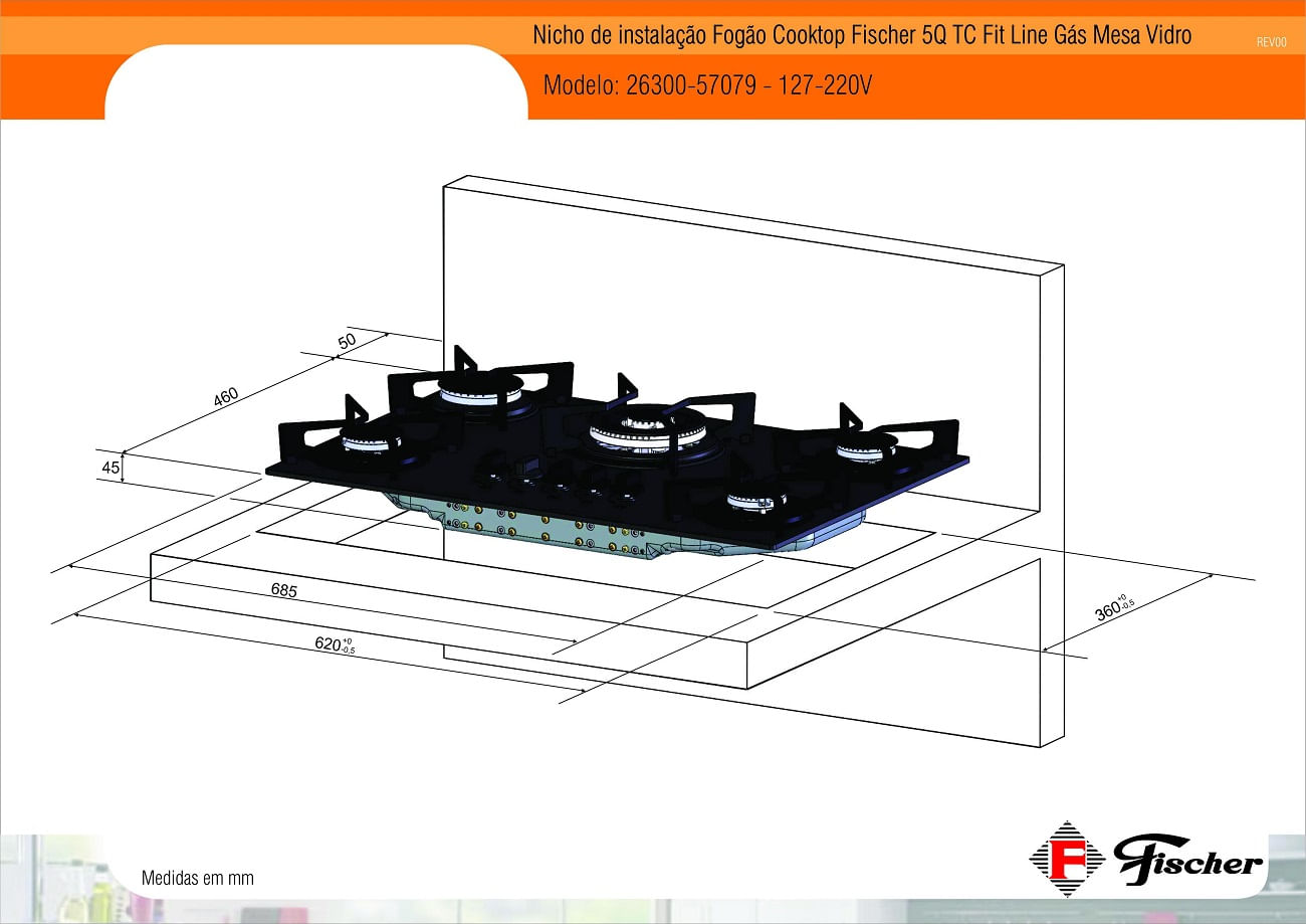 Cooktop-Fischer-Fit-Line-Mesa-de-Vidro-5-Bocas-–-Bivolt