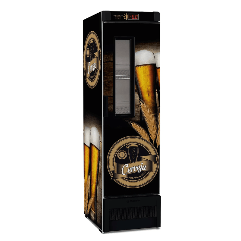 CervejeiraVerticalMetalfrioPortacomVisor324litrosVN28FE–220Volts