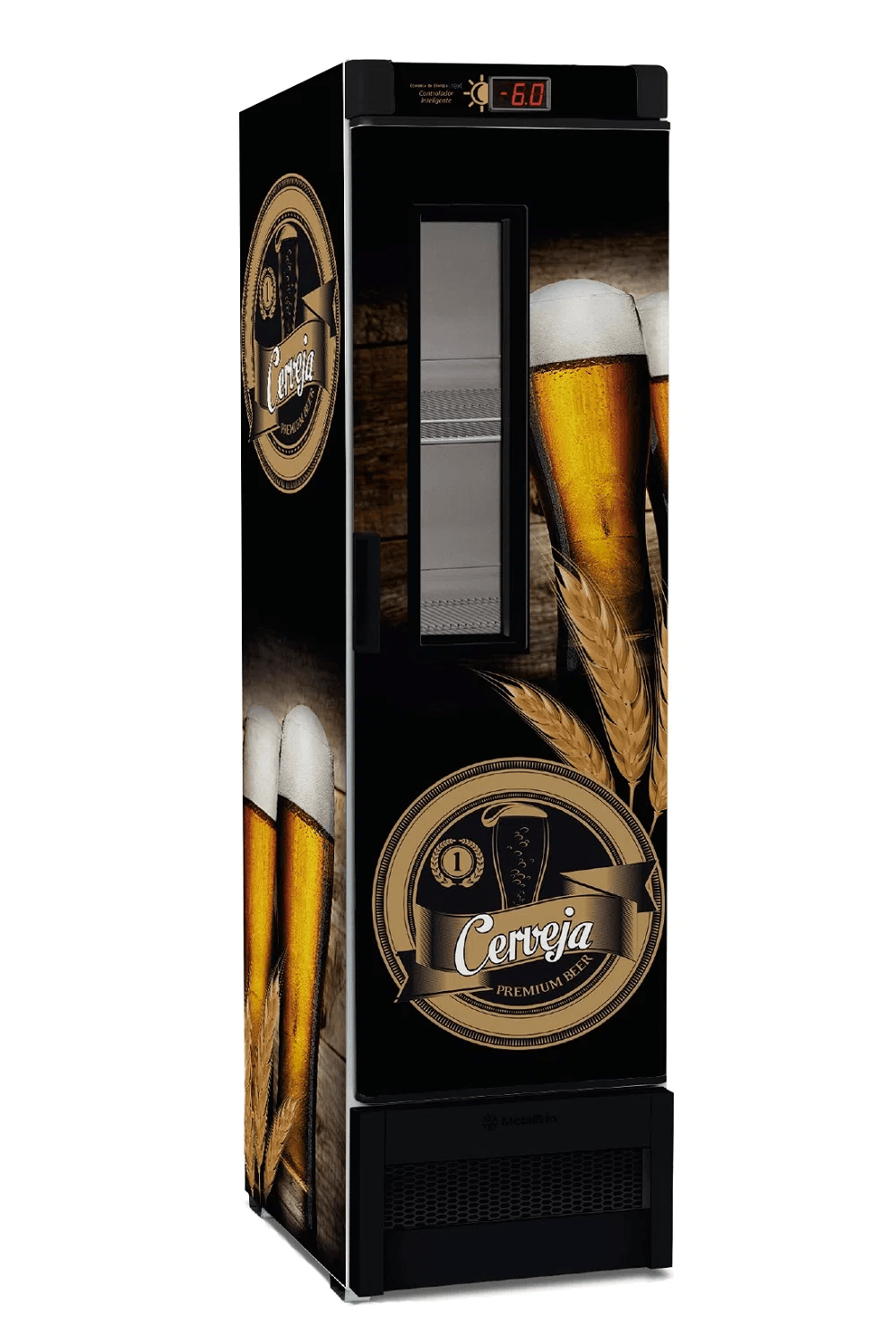 Cervejeira Vertical Metalfrio Porta com Visor 324 litros VN28FE – 220 Volts