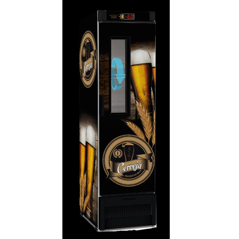 CervejeiraVerticalMetalfrioPortacomVisor324litrosVN28FE–220Volts