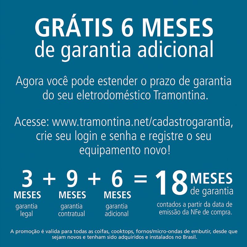 CooktopTramontinaBrasil5Bocas–Bivolt