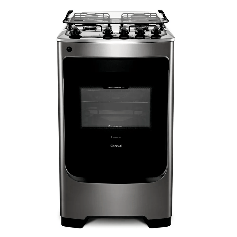 Fogao-Consul-4-Bocas-com-Acendimento-Automatico-Inox-CFO4NAR---Bivolt