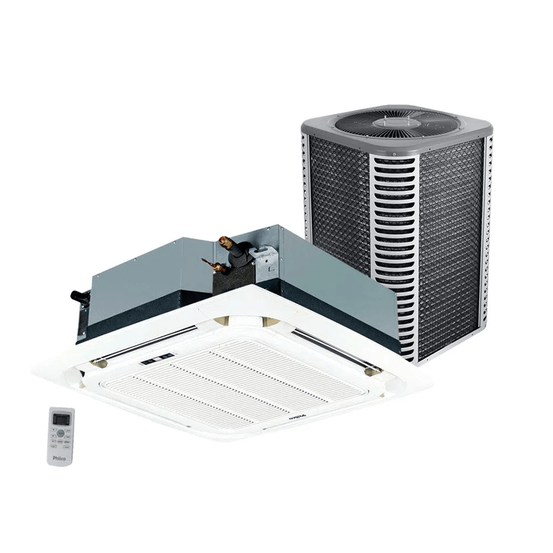 ArCondicionadoSplitCassetePhilco55000BTUhFrioTrifasicoPAC60000CFM5–220Volts