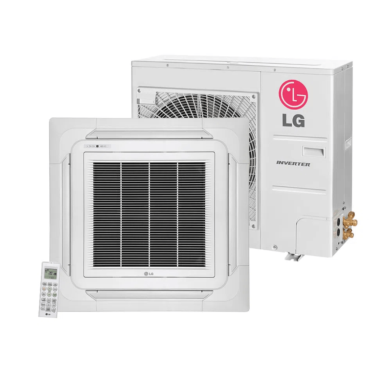 ArCondicionadoSplitLGCasseteInverter18000BTUhQuenteeFrioMonofasicoATNW18GPLP0ANWZBRZ–220Volts