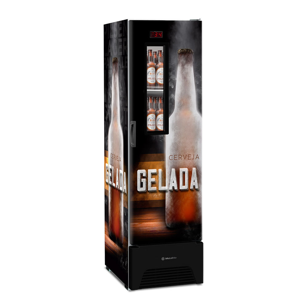 Cervejeira-Metalfrio-324-Litros-Optima-com-Visor-Expositor-Slim-VN28FP-–-220-volts