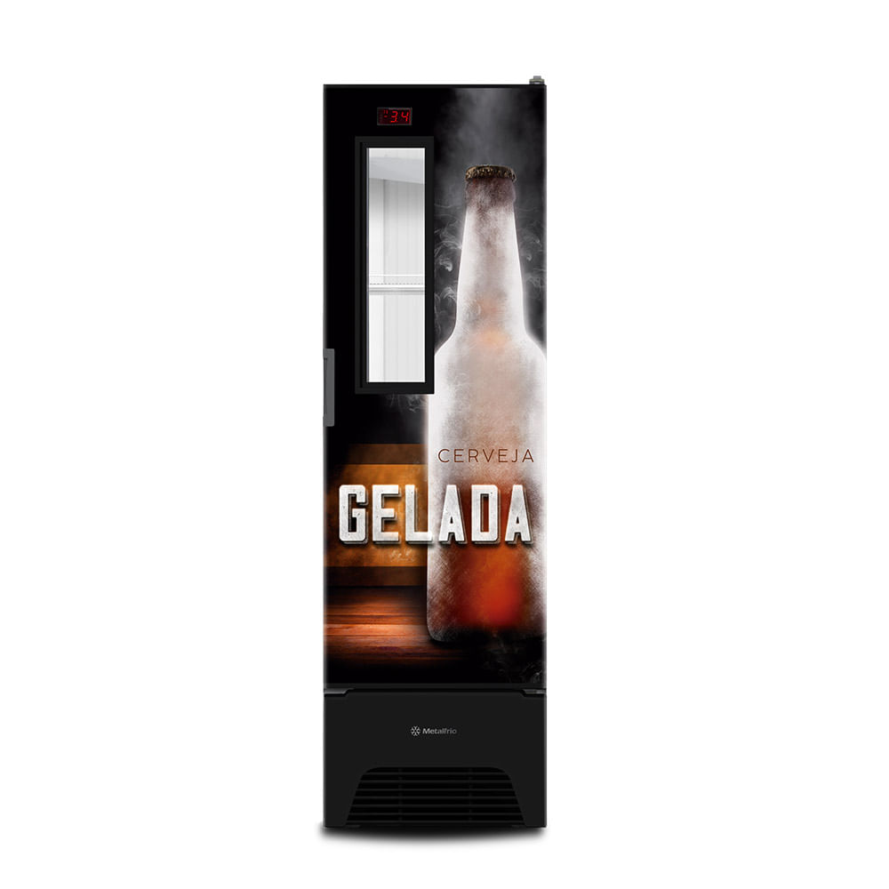 CervejeiraMetalfrio324LitrosOptimacomVisorExpositorSlimVN28FP–127volts