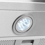 CoifadeParedeFogatti90cmVidroCurvoDutoSlimInox–127Volts