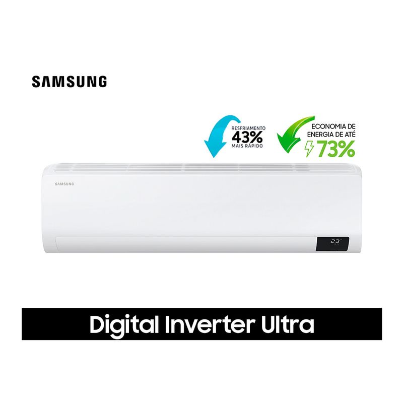 ArCondicionadoSplitHiWallSamsungDigitalInverterUltra22000BTUhQuenteeFrioMonofasico–220Volts