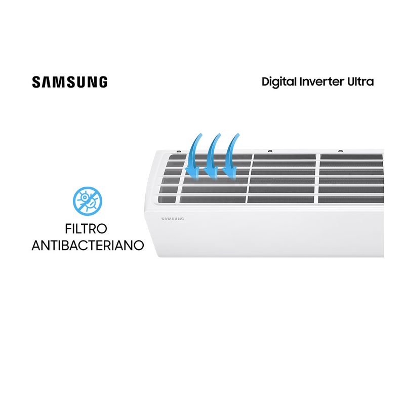 ArCondicionadoSplitHiWallSamsungDigitalInverterUltra22000BTUhQuenteeFrioMonofasico–220Volts