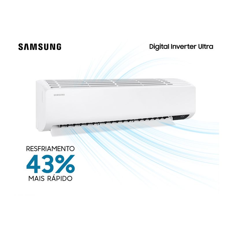 ArCondicionadoSplitHiWallSamsungDigitalInverterUltra22000BTUhQuenteeFrioMonofasico–220Volts