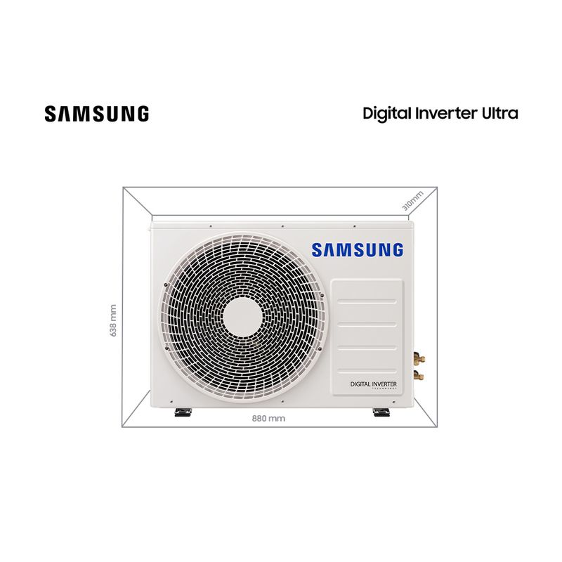 ArCondicionadoSplitHiWallSamsungDigitalInverterUltra22000BTUhQuenteeFrioMonofasico–220Volts