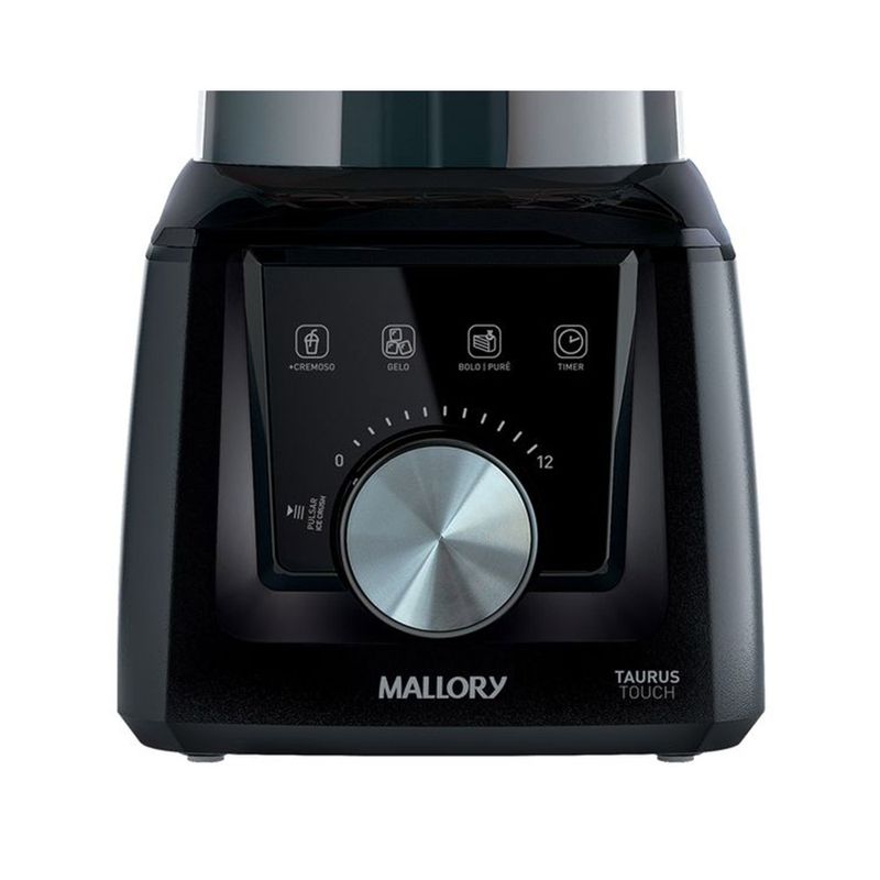Liquidificador-Mallory-Taurus-Touch-Preto-–-220-Volts