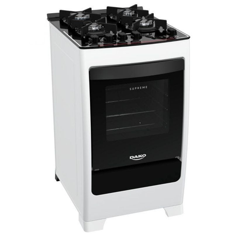 FogaodePisoDako4BocasSupremeGlasscomMesadeVidroeTriplaChamaBranco–Bivolt