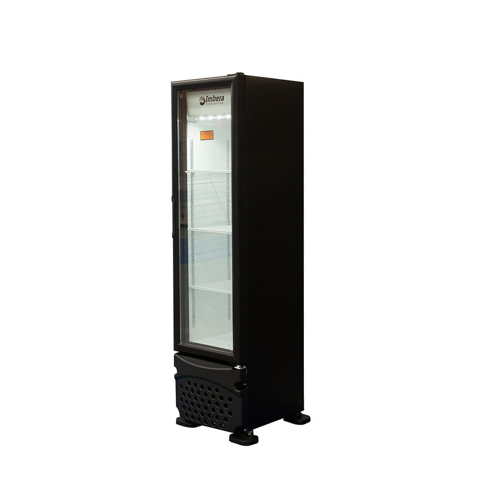 Expositor Vertical Imbera 203 Litros VR08 Preto – 220 Volts