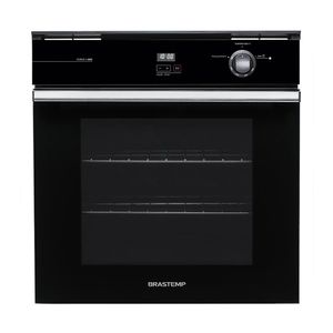 Forno de Embutir Brastemp 78 Litros com Grill e Timer Touch Preto BOA84AE – 220 Volts