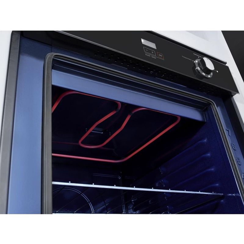 FornodeEmbutirBrastemp78LitroscomGrilleTimerTouchPretoBOA84AE–220Volts