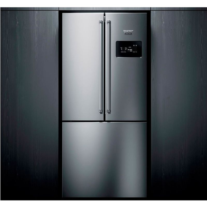 Refrigerador-Brastemp-Gourmand-Frost-Free-540-Litros-Side-Inverse-com-Ice-Maker-Inox-BRO81AR-–-127-Volts-