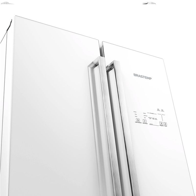 Refrigerador-Brastemp-Frost-Free-540-Litros-Side-Inverse-Vitreous-Branco-GRO80AB-–-127-Volts