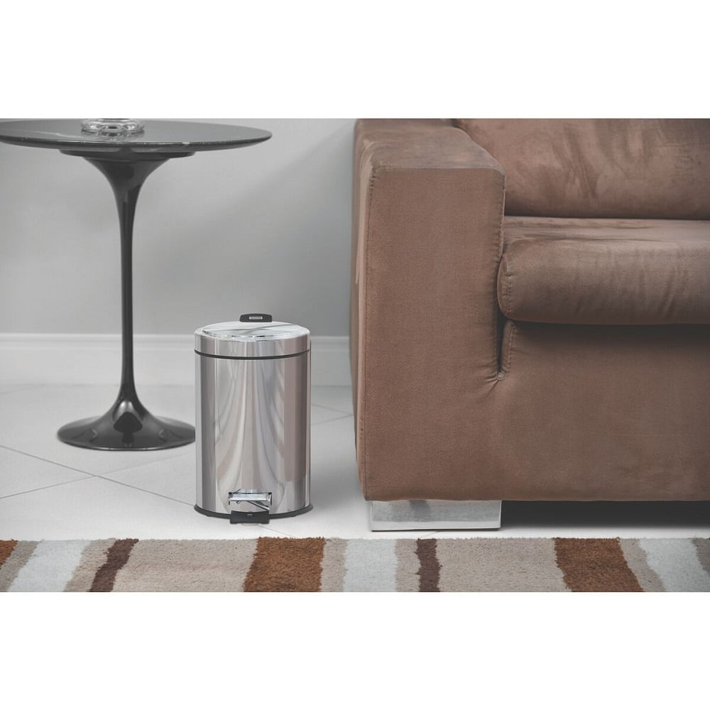 Lixeira-com-Pedal-Tramontina-Brasil-5-Litros-com-Balde-Interno-e-Acabamento-Inox-Polido