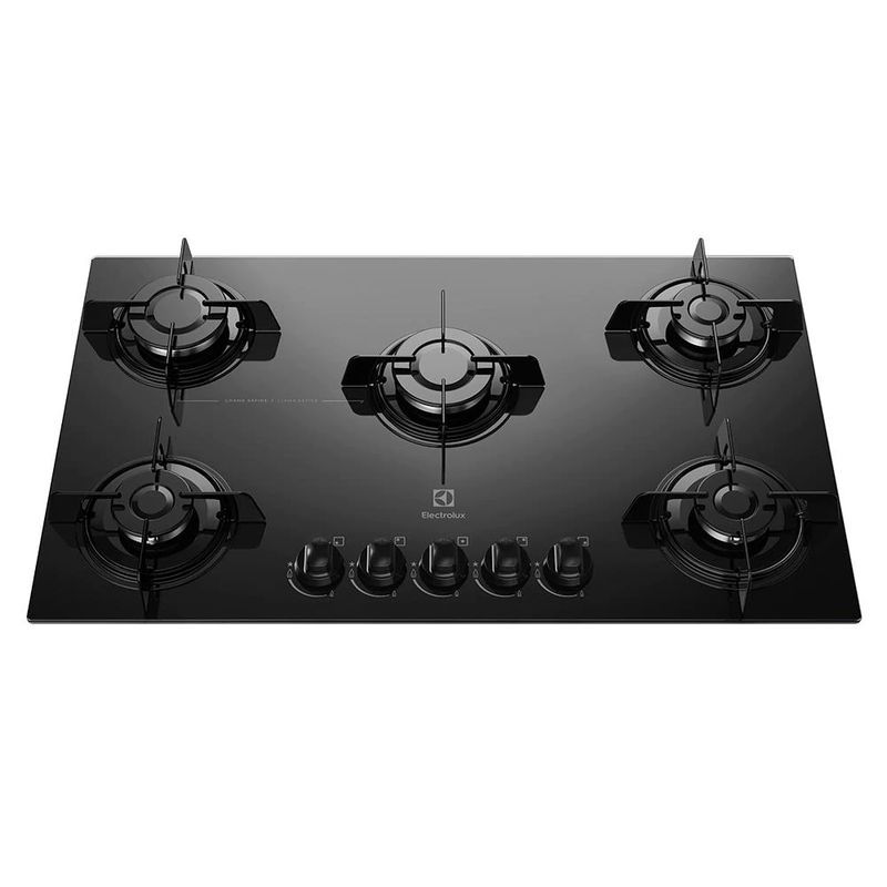 CooktopaGasElectrolux5BocasPretoKE5GP–Bivolt