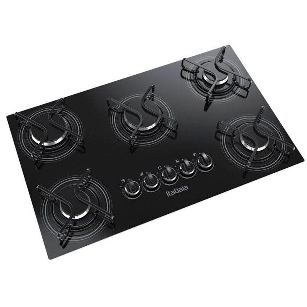 CooktopItatiaia5BocasNGPreto–Bivolt