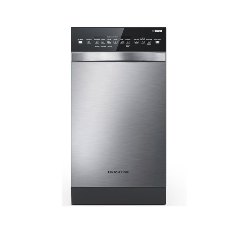 LavaLoucasBrastemp10ServicoscomCicloPesadoInoxBLF10BR–127Volts