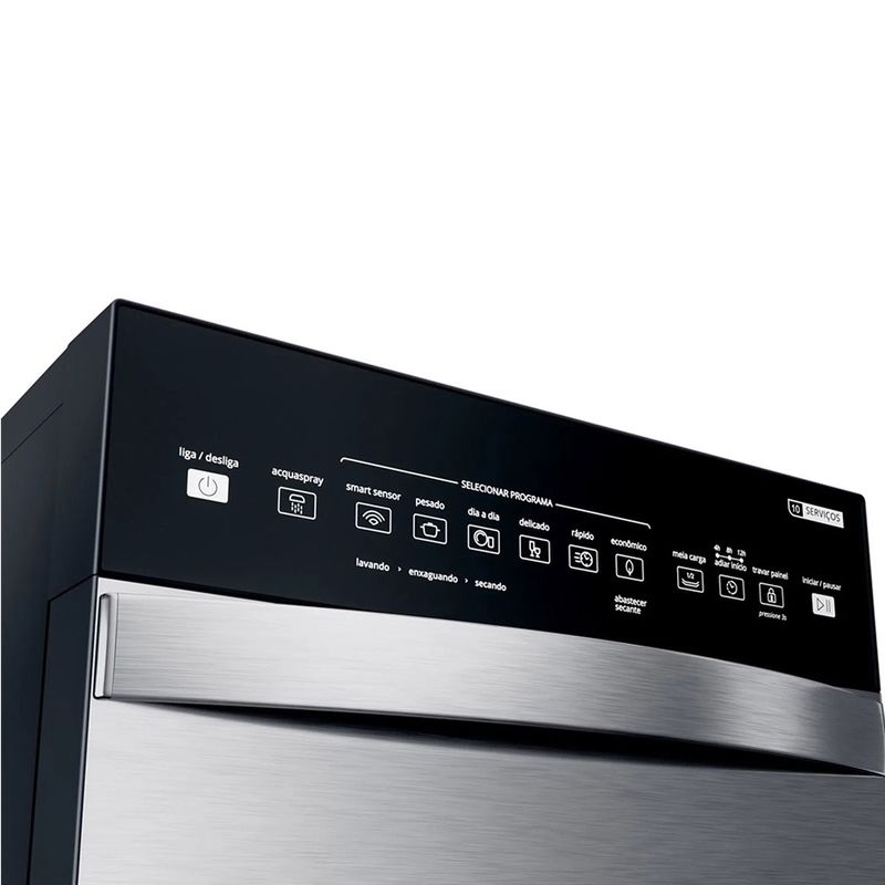 LavaLoucasBrastemp10ServicoscomCicloPesadoInoxBLF10BR–127Volts