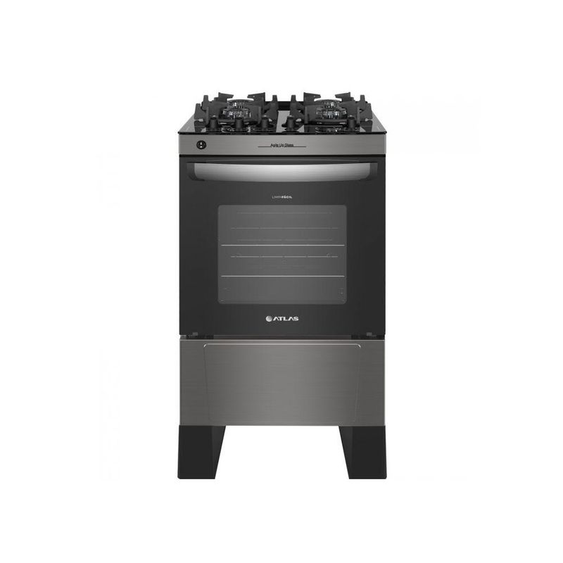 Fogao-4-Bocas-com-Mesa-de-Vidro--Atlas-Inox--Agile-Up---Bivolt