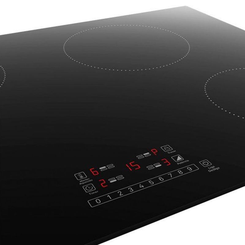 FogaoCooktopMueller4BocasdeInducaocomTurboTotalMCI024BG1220V