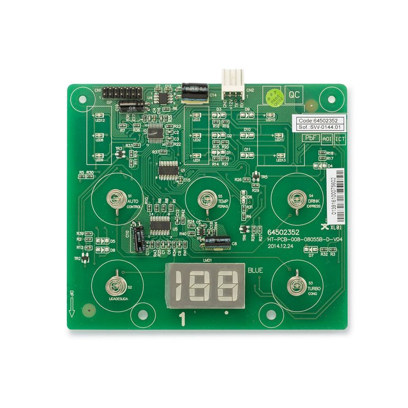 Placa-de-Interface-Refrigerador-Electrolux-DF80-DF80X-DWX51