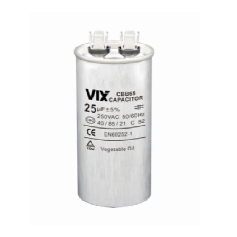 CapacitorPermanente25MFVix–250Volts