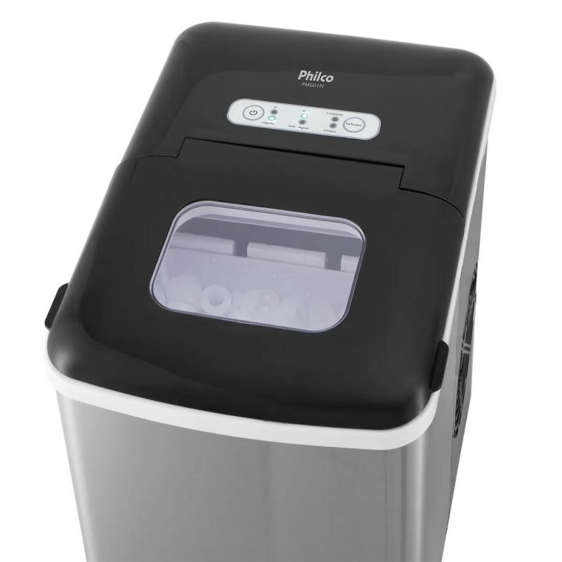 MaquinadeGeloPhilco12KgPrataPMG01PI–127Volts