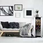 AdegadeVinhosPhilco12GarrafasTermoeletricaPretaeCinzaPAD12S–127Volts