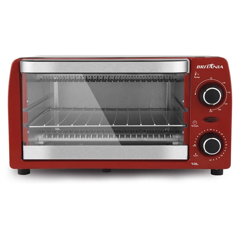 Forno-Eletrico-Britania-10-Litros-Vermelho-BFE10V-–-220-Volts-
