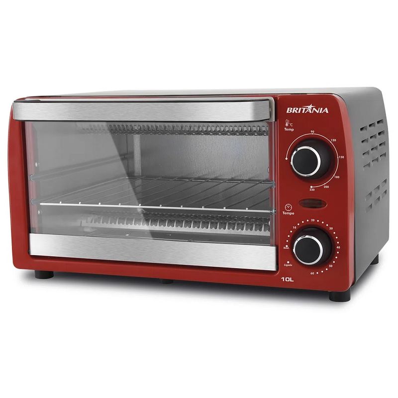 Forno-Eletrico-Britania-10-Litros-Vermelho-BFE10V-–-220-Volts-