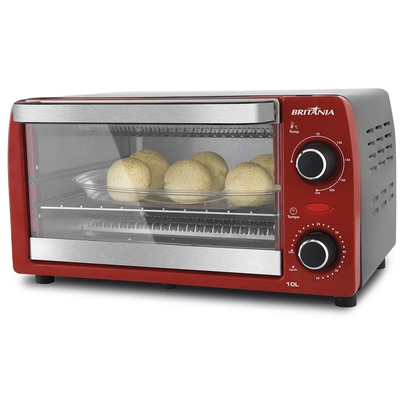 Forno-Eletrico-Britania-10-Litros-Vermelho-BFE10V-–-220-Volts-