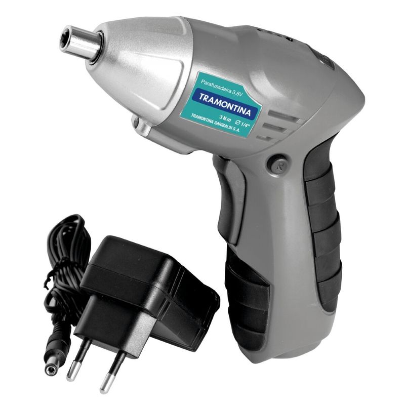 Parafusadeira46PecasCinzaTramontina4238004536Volts