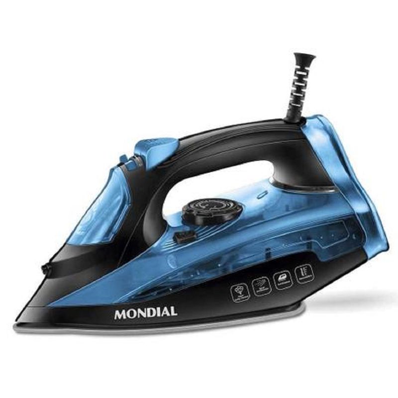 FerroaVaporMondial1200WPretoAzul127Volts