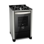 Fogao-de-Piso-Fischer-4-Bocas-Gran-Cheff-com-Mesa-de-Vidro-Silver---Bivolt-
