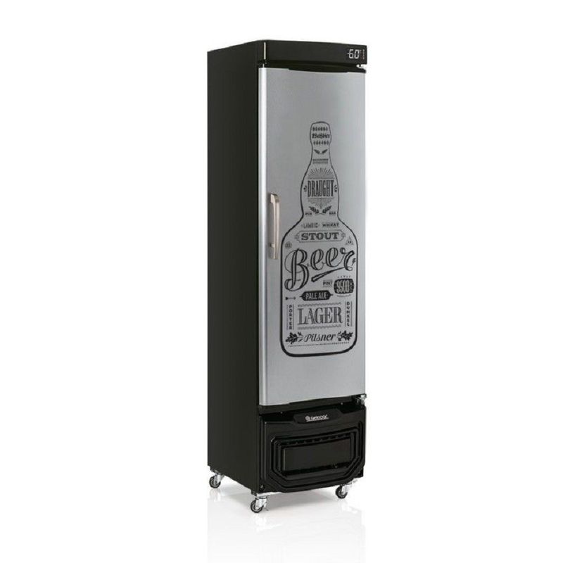 CervejeiraGelopar228LitrosPretoInox127Volts