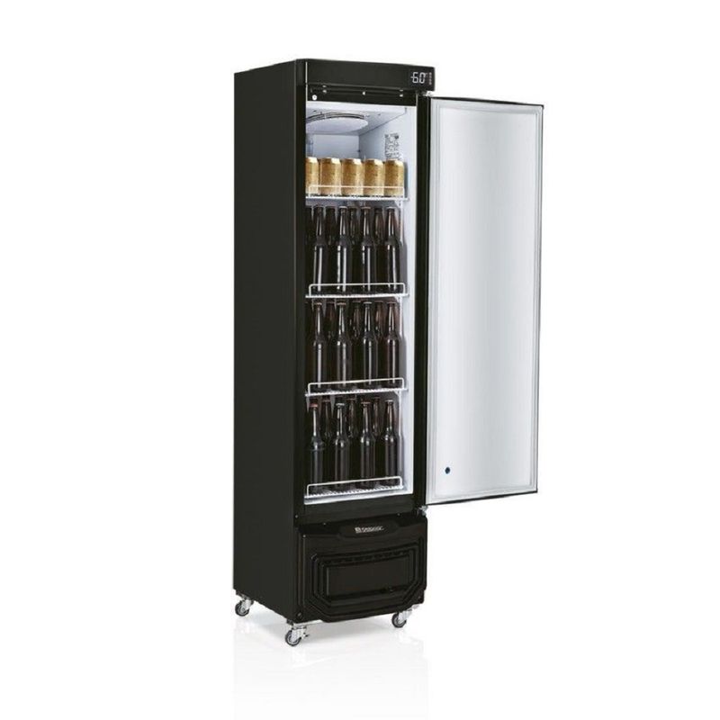 CervejeiraGelopar228LitrosPretoInox127Volts