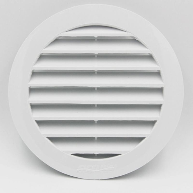 Grade-de-Saida-Fixa-Arkit-Redonda-para-Duto-de-5’’-125mm-S125-Branca-