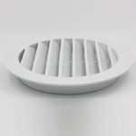 Grade-de-Saida-Fixa-Arkit-Redonda-para-Duto-de-5’’-125mm-S125-Branca-