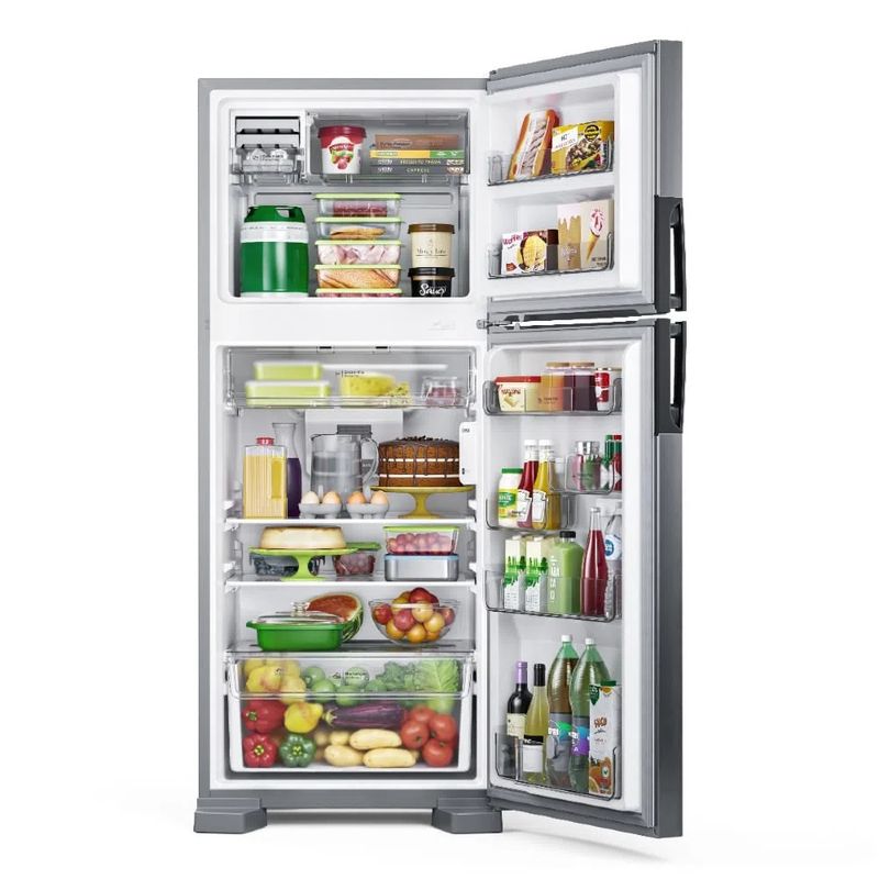 Refrigerador-Consul-Frost-Free-Duplex-410-Litros-com-Espaco-Flex-e-Controle-Interno-de-Temperatura-Inox-CRM50HK-–-220-Volts